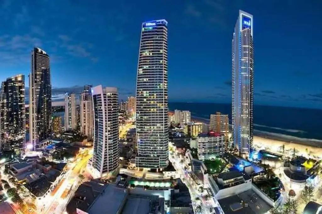 Paradise City Lights - Privately Managed Luxury Suite On Hilton Surfers Paradise Free Carpark 黄金海岸 公寓